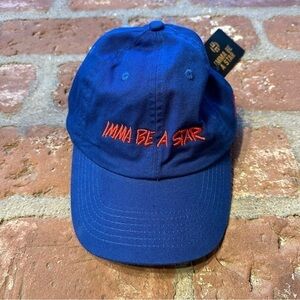 Adidas James Harden IMMA BE A STAR Blue and red Adjustable Strapback Hat NWT